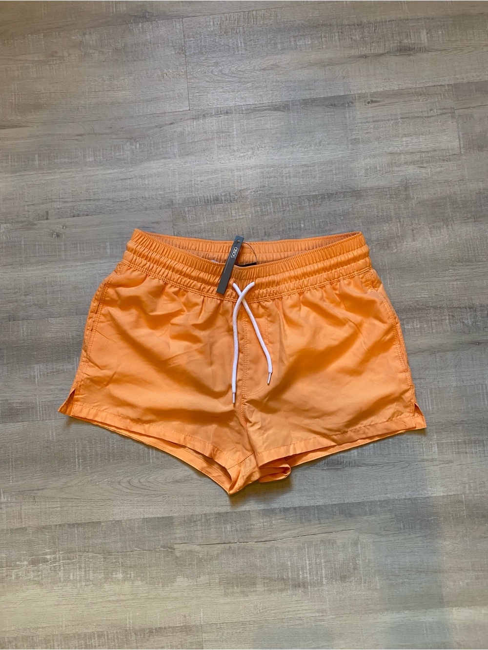 ASOS Bright Orange Athletic Drawstring Shorts